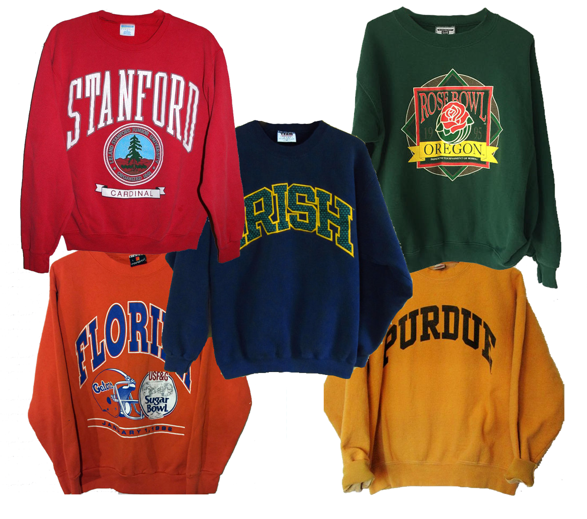 Vintage Cosby Ugly Sweater 80s - Retro Vintage College Sweatshirts Clipart (1200x1200), Png Download
