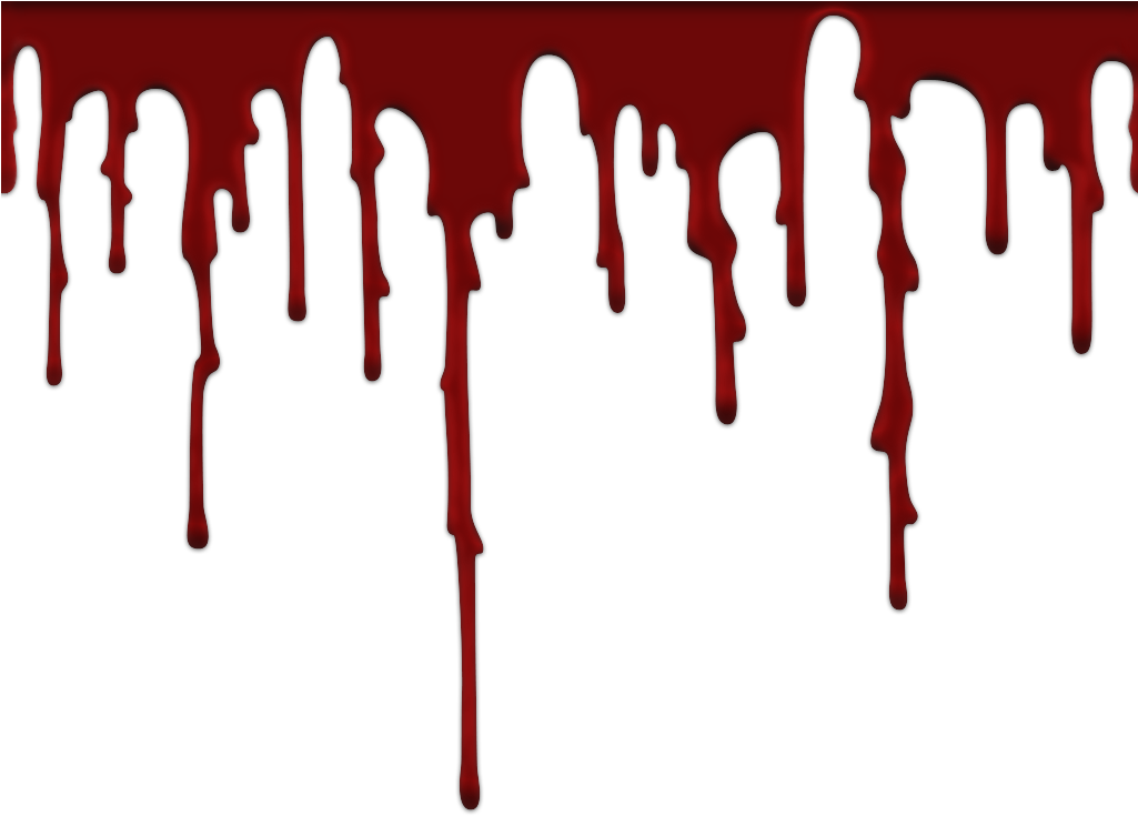 Dripping Blood Clipart - Dripping Blood Cartoon - Png Download (1023x1023), Png Download