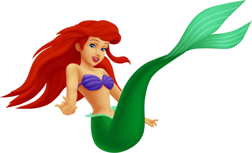 Principesse Disney Wallpaper Called Princesses In Kingdom - Ariel Kingdom Hearts Clipart (864x526), Png Download