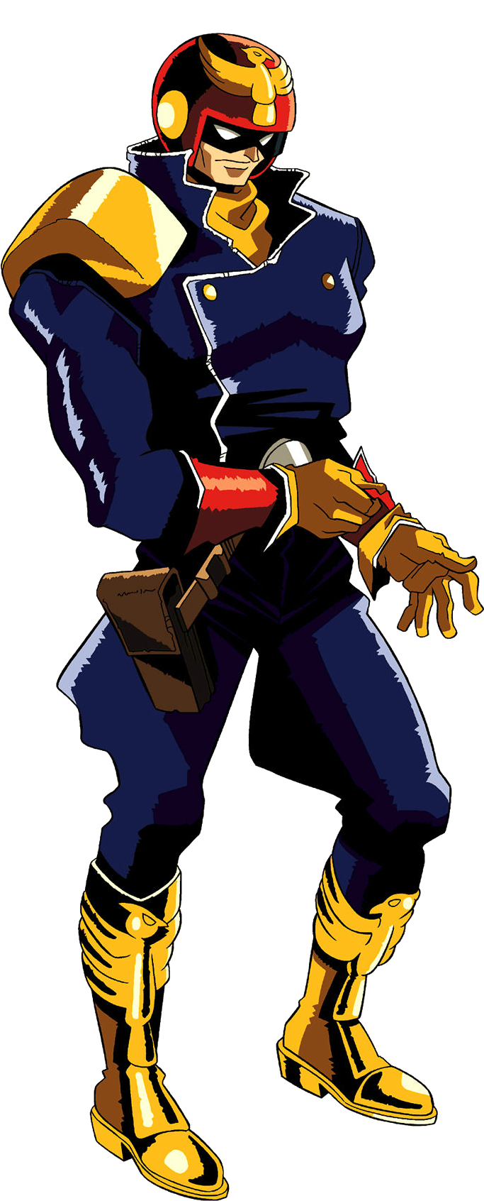 F Zero Anime Captain Falcon , Png Download Clipart (683x1692), Png Download