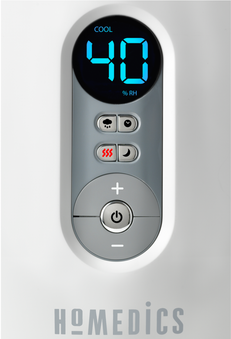 Warm And Cool Mist Dual-tank Ultrasonic Humidifier - Homedics Clipart (1100x1100), Png Download