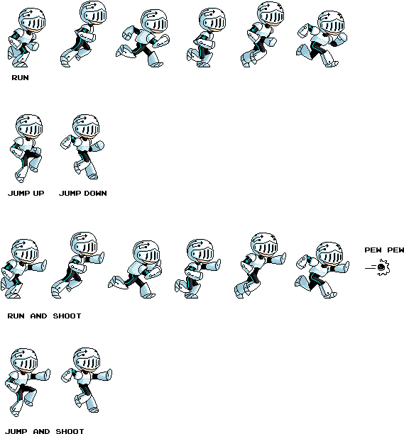 Sprites - Jump Sprites Clipart (600x636), Png Download