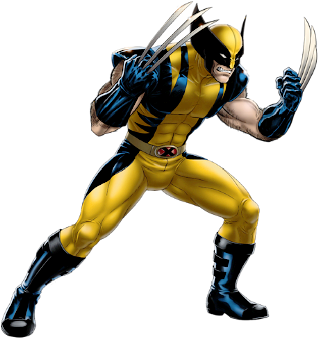 Captain Falcon Gifs Tenor - X Force Wolverine Suit Clipart (630x670), Png Download