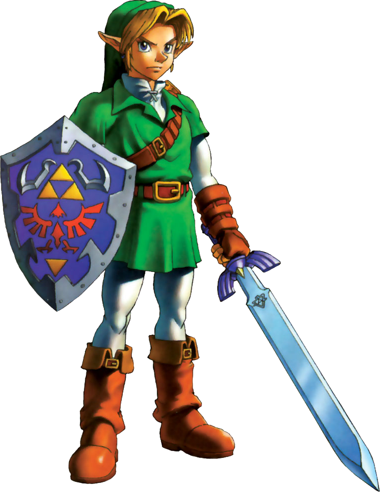 Link Ocarina Of Time Clipart (761x984), Png Download