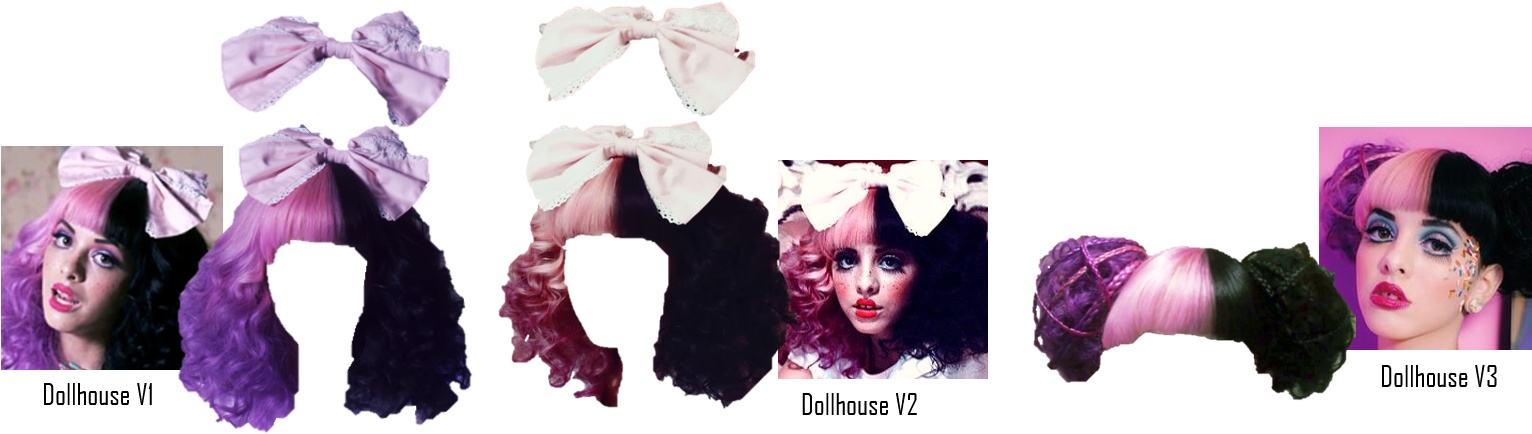 Melanie Martinez Hair Png , Png Download Clipart (1532x434), Png Download