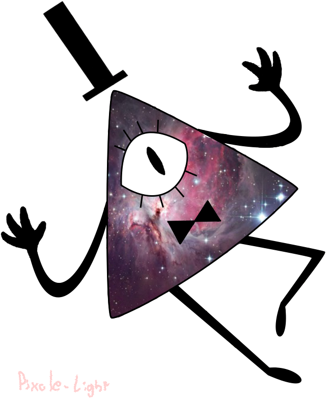 Gravity Falls Bill Cipher Galaxy - Cool Discord Profile Pictures Gif Clipart (646x781), Png Download