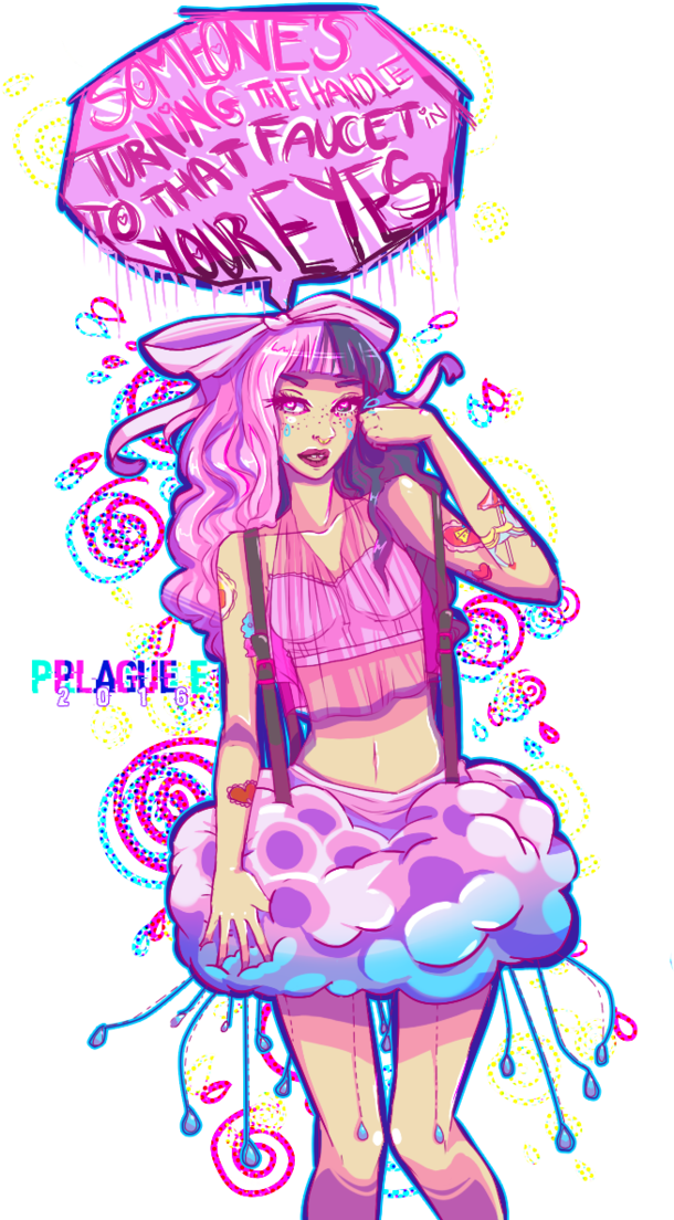 Vector Freeuse Download Melanie Martinez Fanart - Fanart Png Melanie Martinez Clipart (718x1112), Png Download