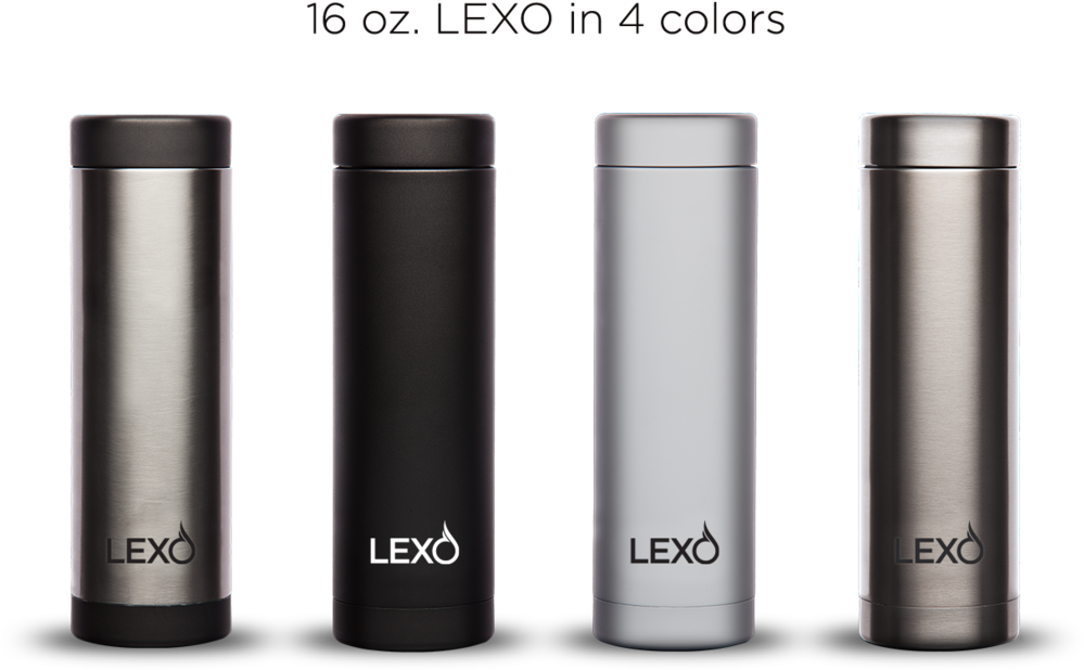 Lexo Tumblers Thermos Style Lid 16 Oz - Lexo Clipart (1000x661), Png Download