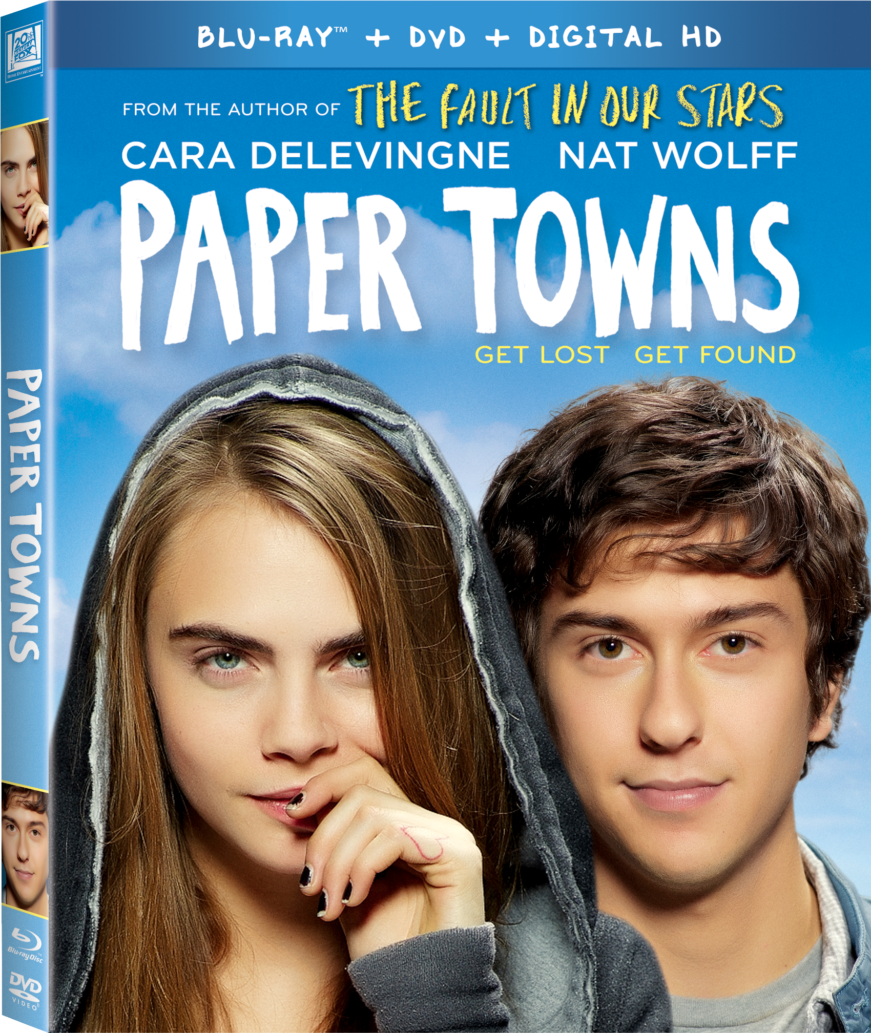 Blu Ray O Card - Paper Towns Clipart (1800x2400), Png Download