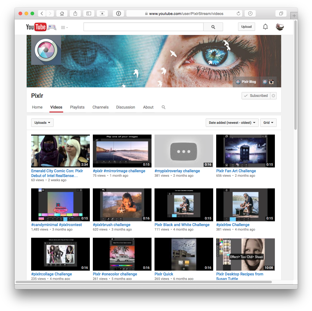 Free Downloadable Youtube Banner Template For Pixlr - Youtube Page Template Clipart (1057x1053), Png Download