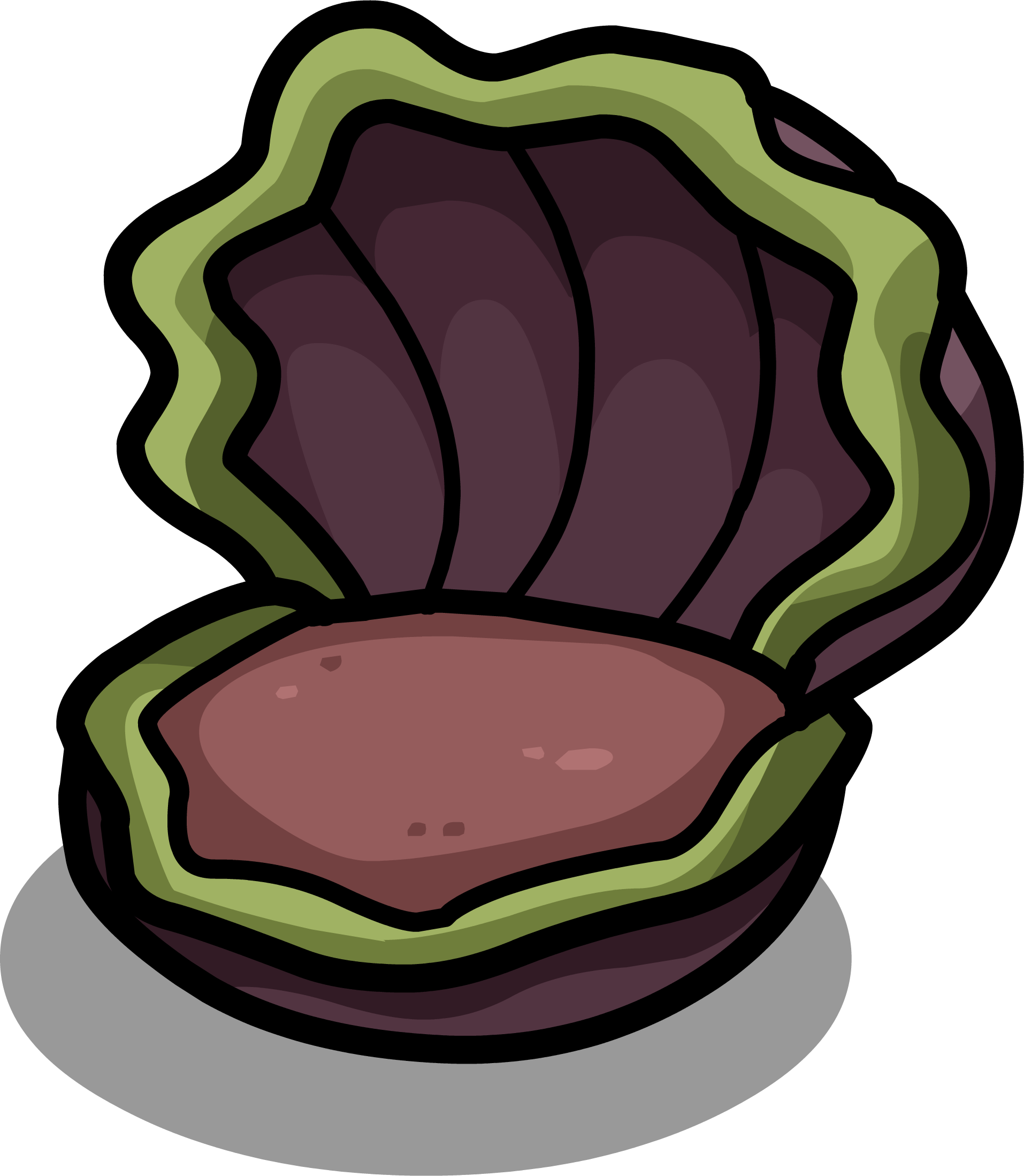 Related Clam Clipart Png - Clam Clipart Png Transparent Png (1914x2197), Png Download