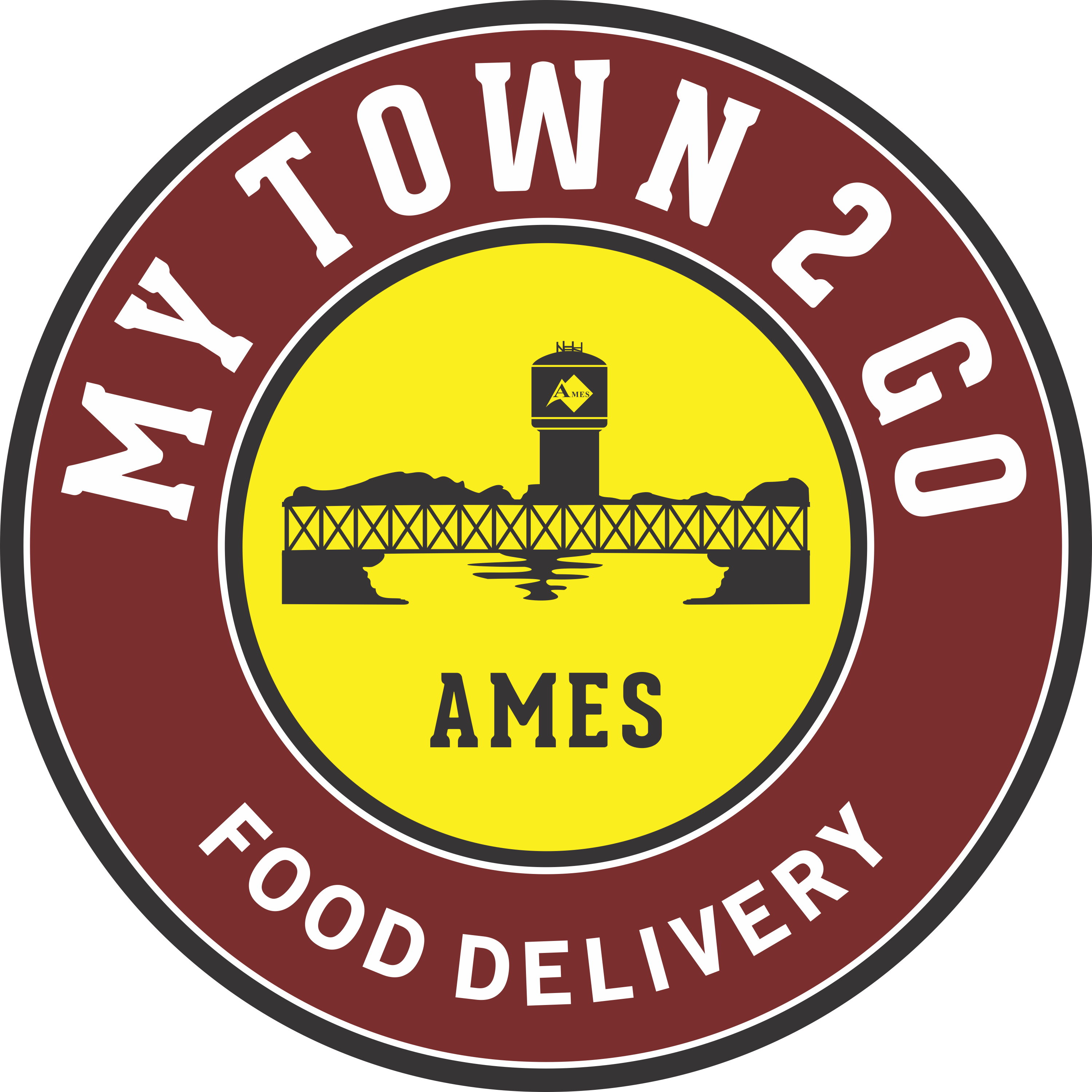 Food Online Ordering Transparent Background - My Town 2 Go Clipart (3000x3000), Png Download