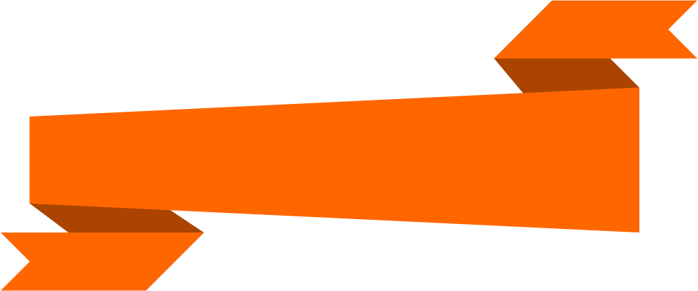 Orange Banner Png - Banner Png Clipart (1000x417), Png Download