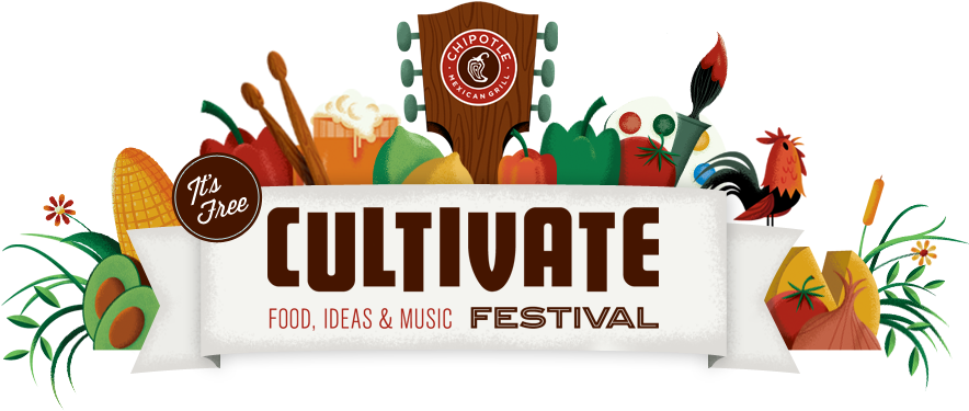 Chipotle Is Constantly Showing Just How Much It Supports - Chipotle Cultivate Festival Clipart (923x400), Png Download