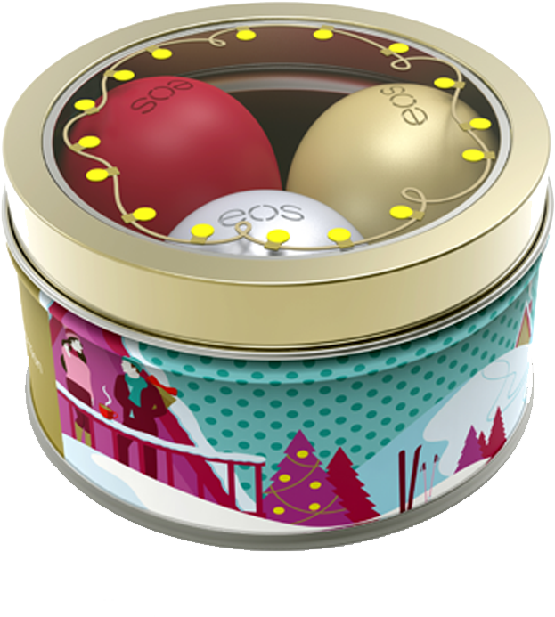 Eos Organic Limited Edition Holiday Collection - Eos Lip Balm Holiday 2018 Clipart (741x741), Png Download
