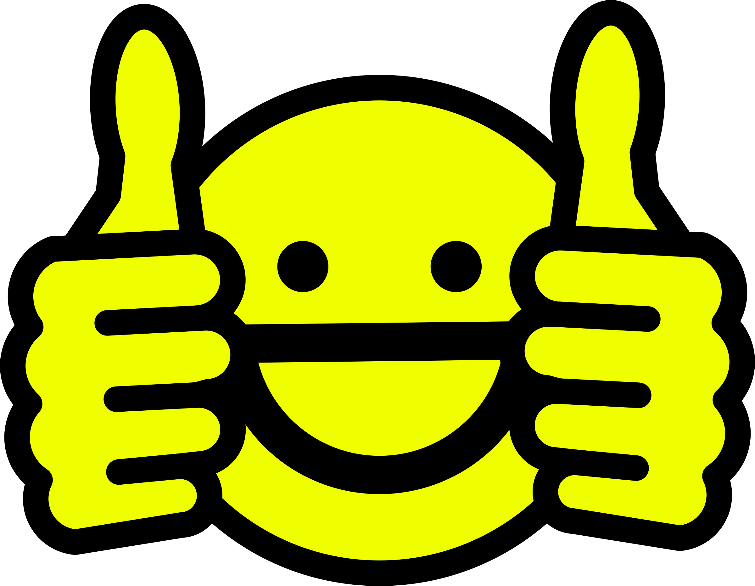 Awesome Happy Face Clipart Transparent - Clipart Awesome - Png Download (2400x1862), Png Download