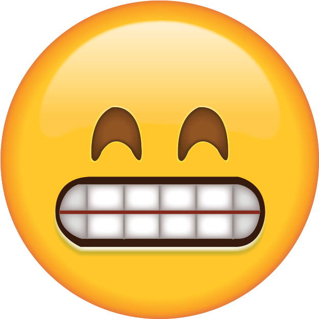 The Cheeky Grin On This Emoji Will Match The Expression - Grinning Emoji Clipart (600x600), Png Download