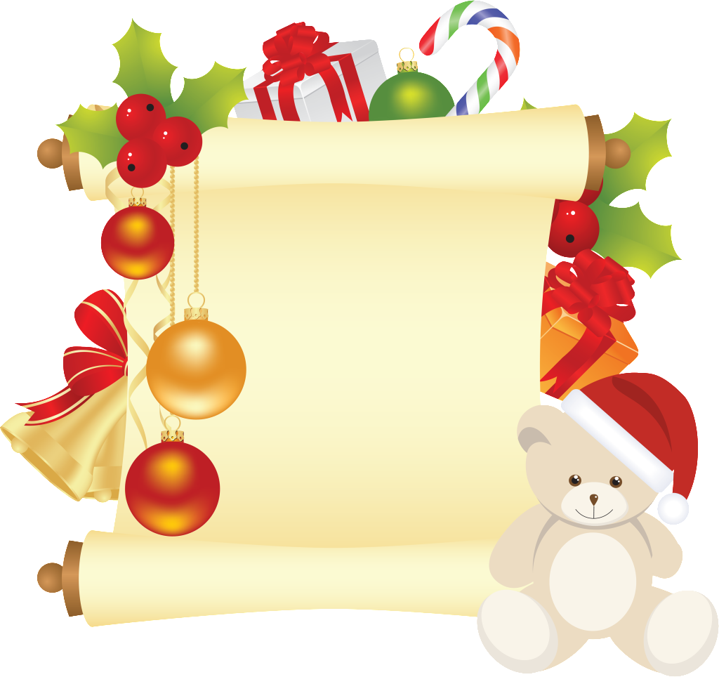 Christmas Png Element - Christmas Letter Vector Clipart (1024x964), Png Download