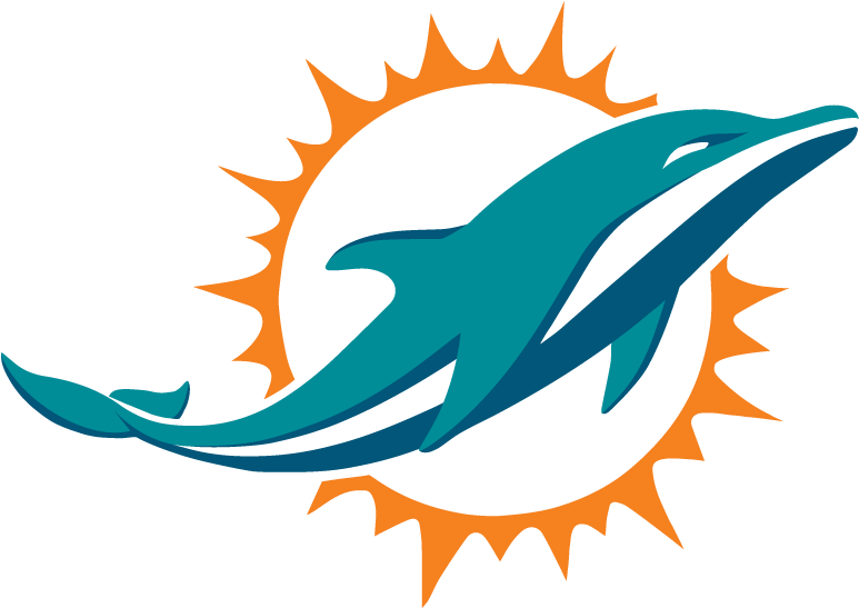 Sunday, March 10th - Dolphins Miami Clipart (800x800), Png Download
