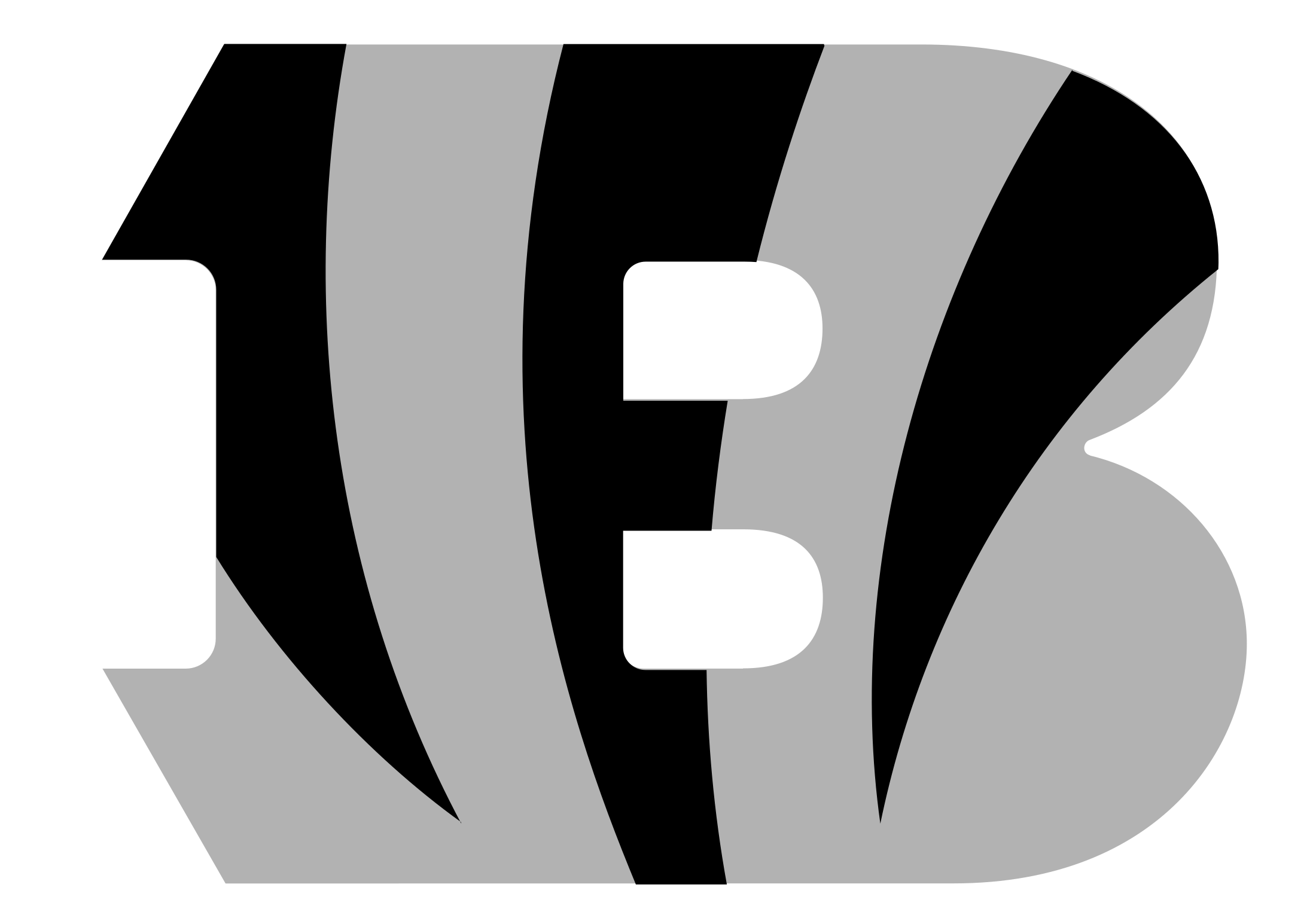 Cincinnati Bengals Nfl Decal Los Angeles Rams American - Cincinnati Bengals Logo Svg Clipart (2200x1545), Png Download