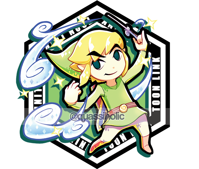 Toon Link Acrylic Charm - Cartoon Clipart (701x593), Png Download
