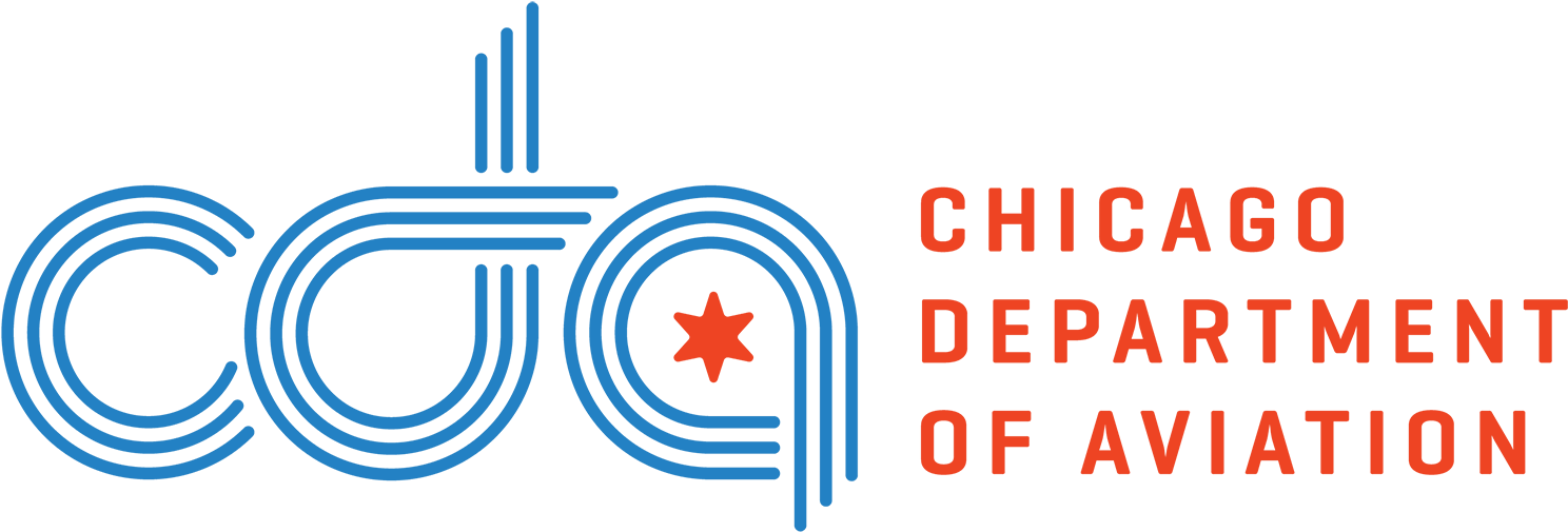 Chicago Department Of Aviation - O Hare International Airport Logo Clipart (1511x515), Png Download