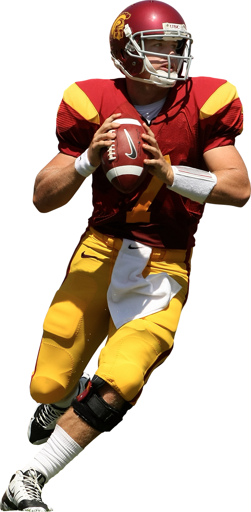 Matt Barkley Usc Quarterback - Usc Football Player Png Clipart (809x1647), Png Download