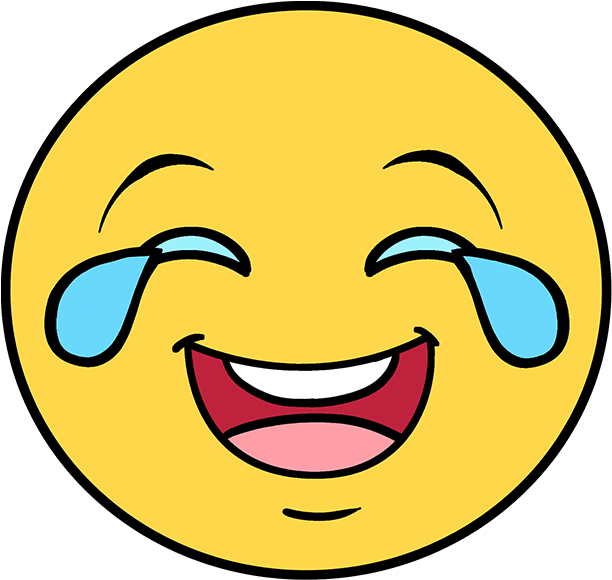 Laughing Crying Emoji Png - Crying Laughing Clipart (680x678), Png Download