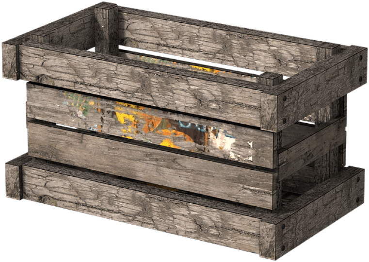 Download - Wooden Crate Transparent Clipart (716x542), Png Download