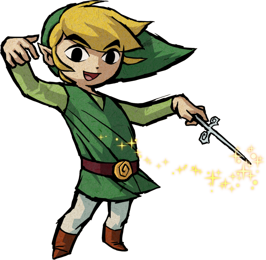 Can't Forget Toon Link - Wind Waker Toon Link Clipart (920x899), Png Download
