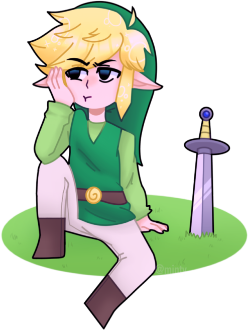 Toon Link Cute , Png Download - Toon Link Cute Clipart (494x656), Png Download