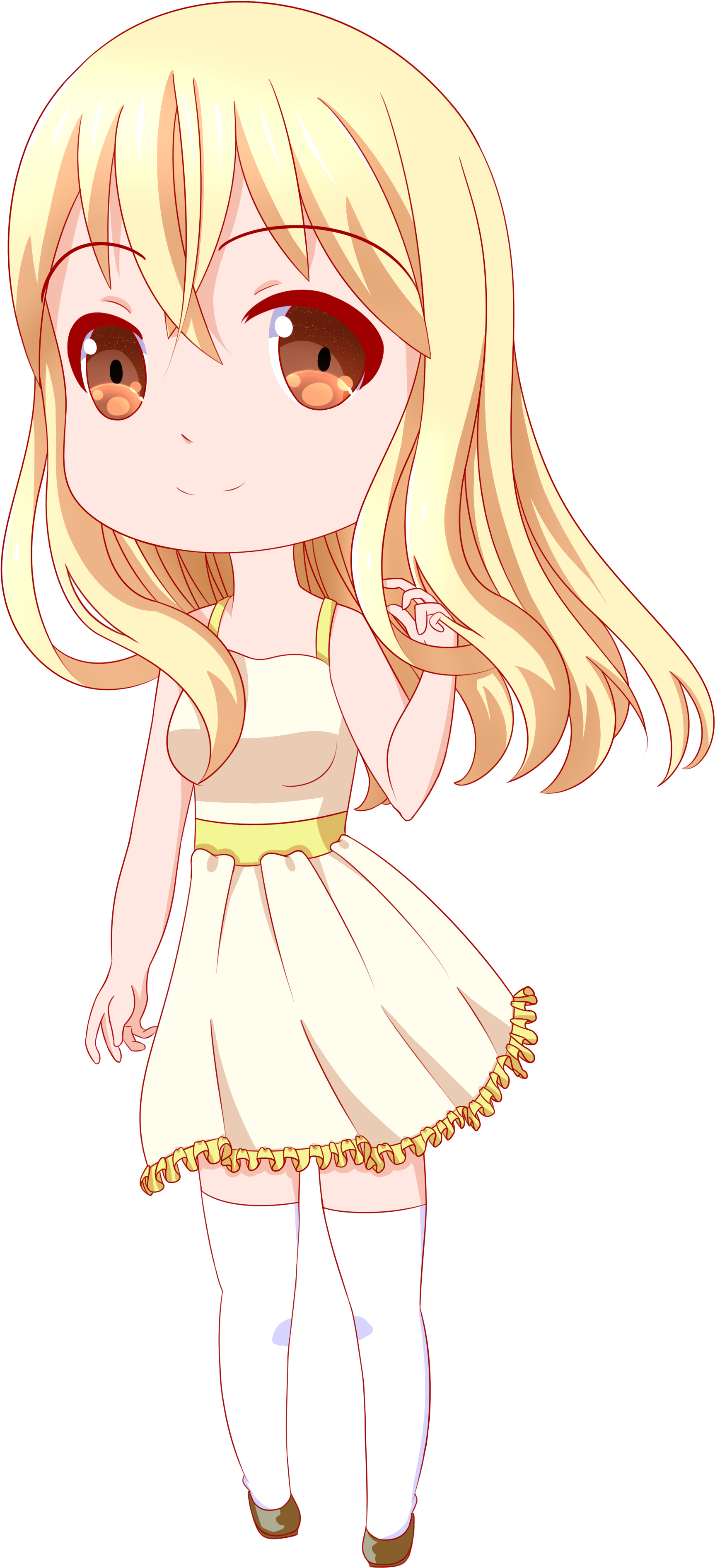 Natsuki - Cartoon Clipart (4000x4000), Png Download