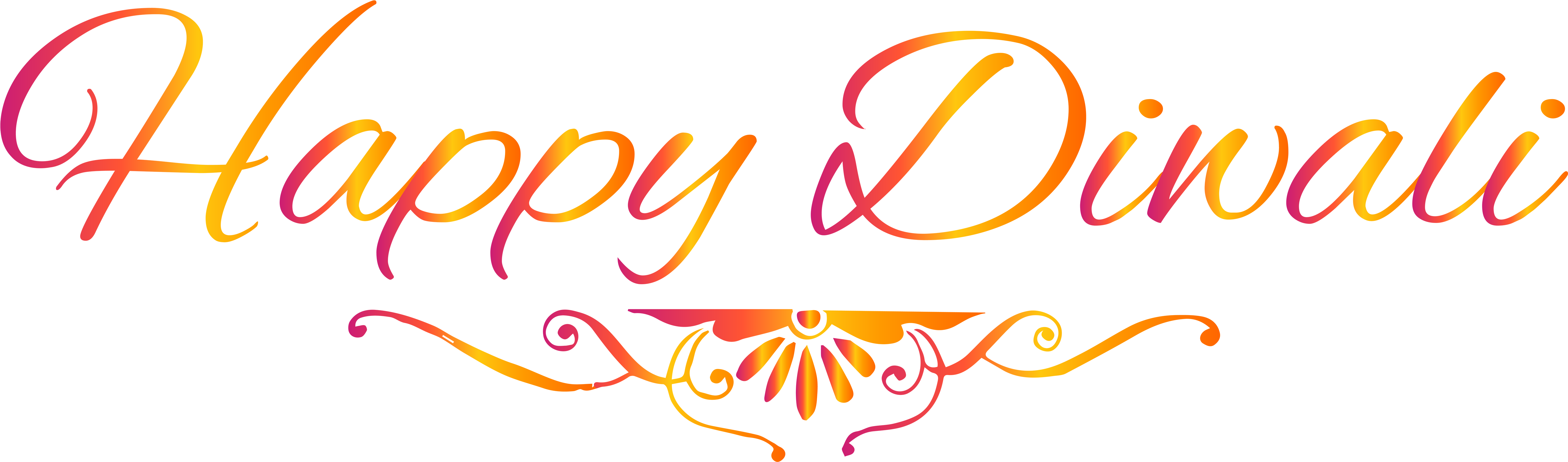 Happy Diwali Images Png Clipart (6000x1820), Png Download