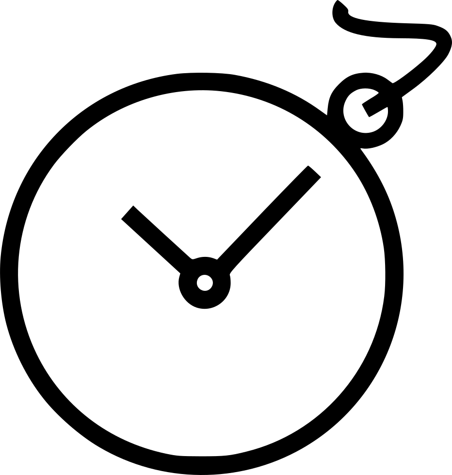 Pocket Watch Comments - Watch Clipart (932x980), Png Download