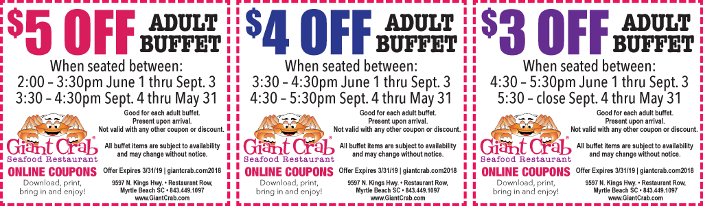 Giant Crab Coupons - Poster Clipart (1024x300), Png Download