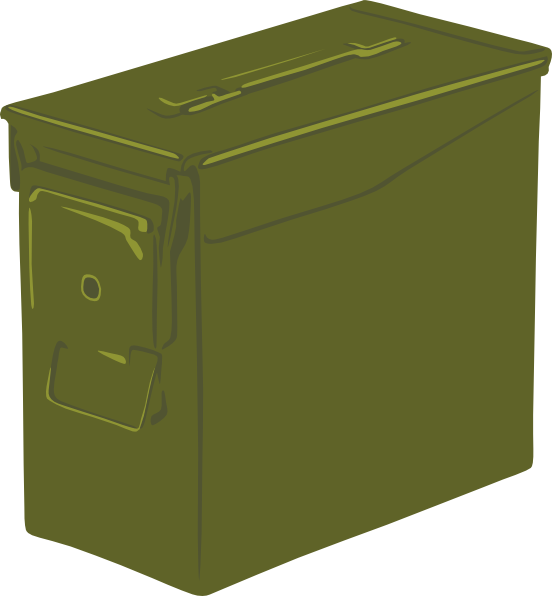 Ammo Can Clip Art - Png Download (552x596), Png Download