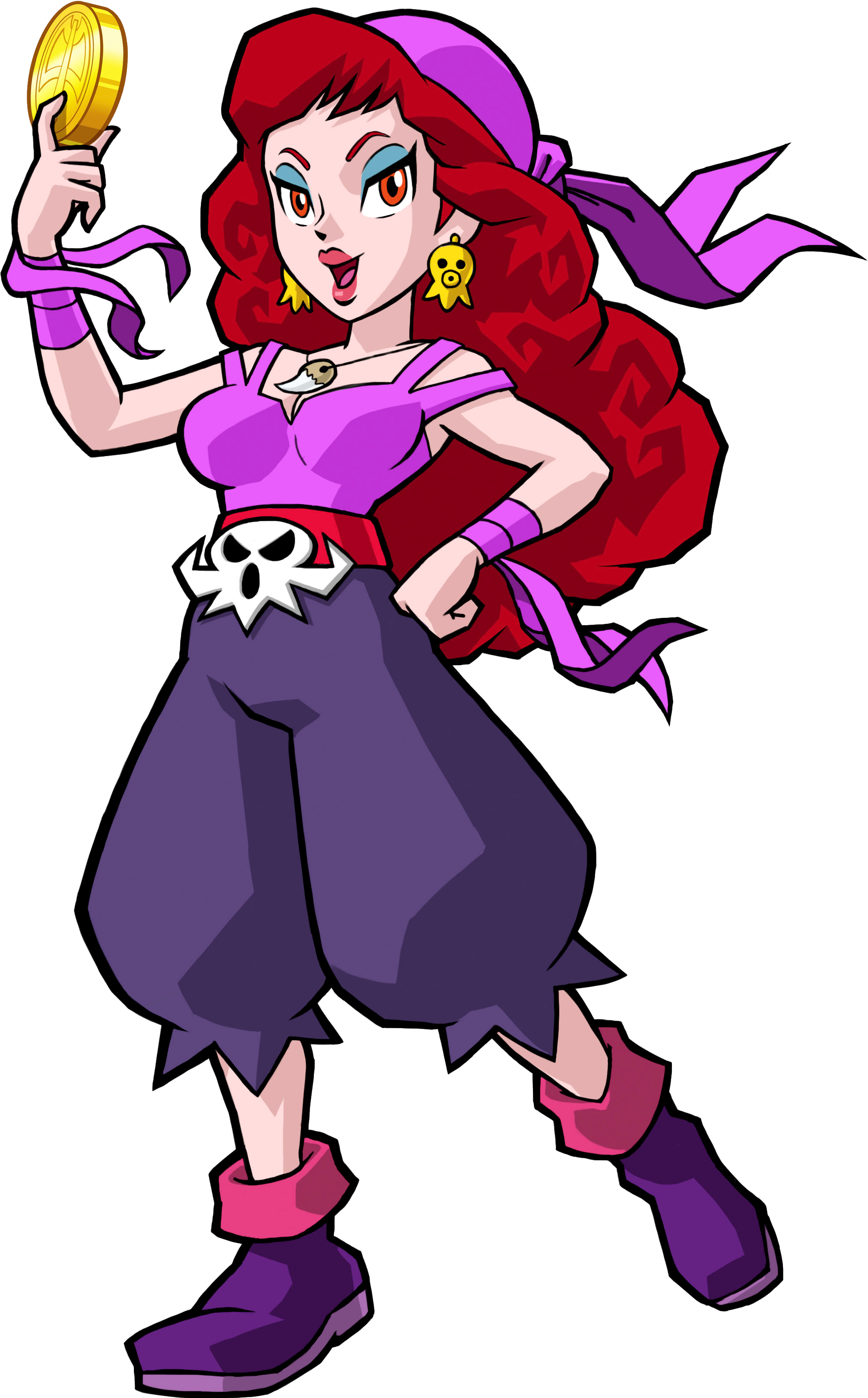 Mr - Smiley - Wario Land Shake It Girls Clipart (2010x3236), Png Download
