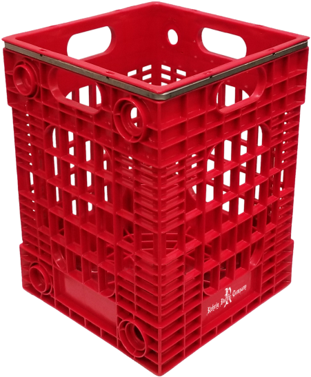 5 Gallon Bottled Water Crate - 5 Gallon Bottle Crate Clipart (516x627), Png Download