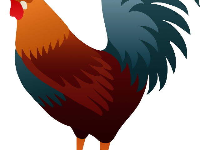 Chicken Clipart Rooster - Rooster Png Transparent Png (640x480), Png Download