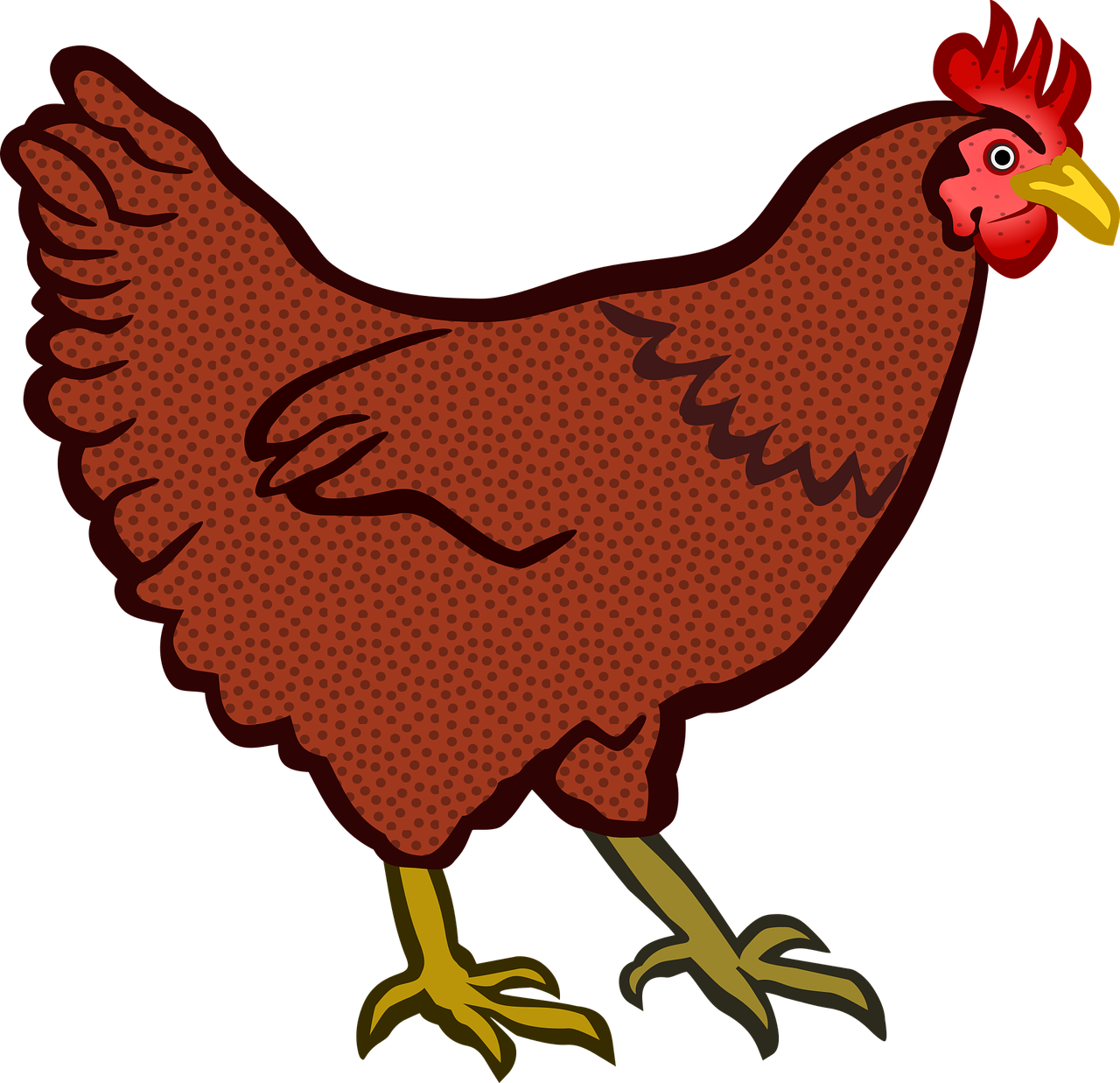 Clipart Royalty Free Library Galliformes Cochin The - Hen Clipart - Png Download (774x750), Png Download