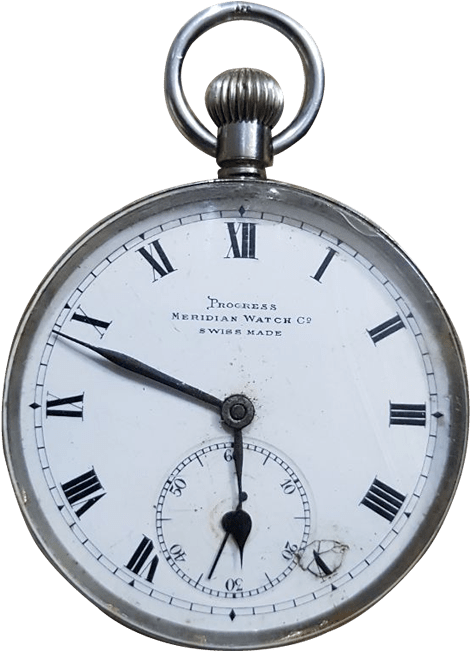Progress Meridian Pocket Watch - Clock Clipart (700x700), Png Download