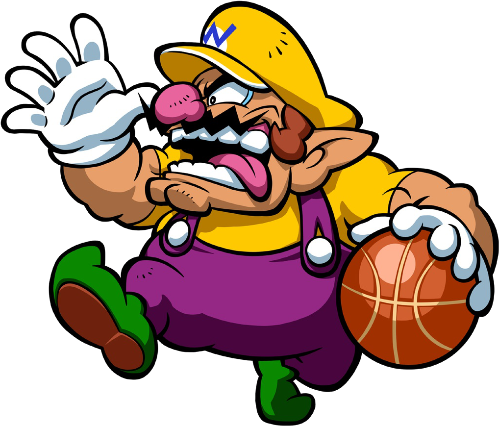 Wii U/3ds Downloads For May 11th, - Mario Hoops 3 On 3 Art Clipart (1024x875), Png Download