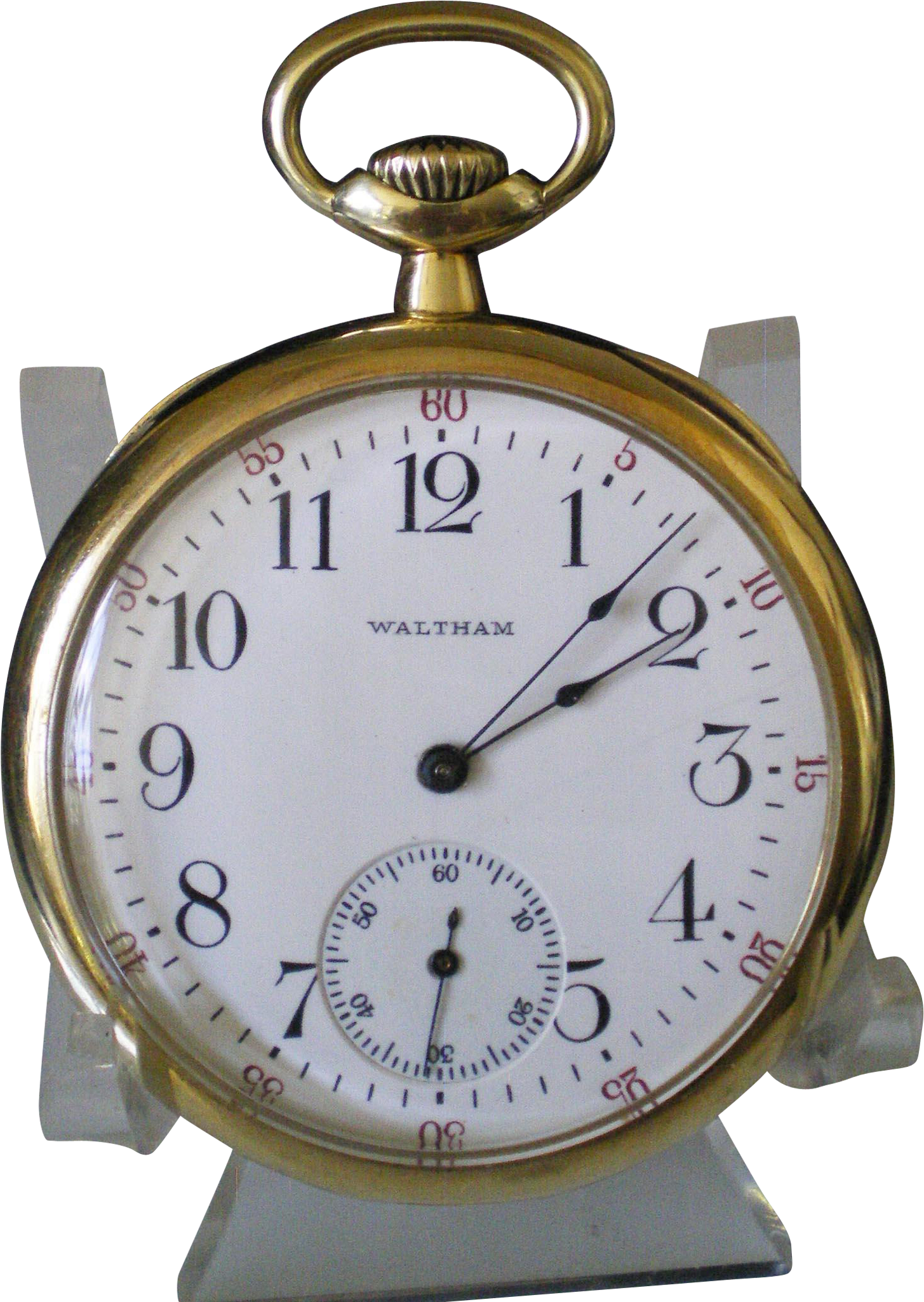 C1919 Waltham 19 Jewel Riverside 14k Solid Gold Pocket - Pocket Watch Clipart (2048x2048), Png Download