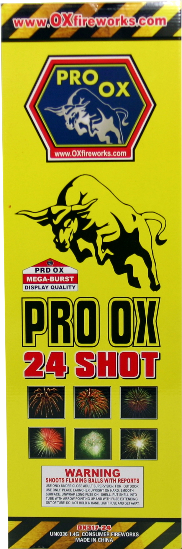 Pro Ox 24 Shot 24 Pack - Poster Clipart (785x1949), Png Download
