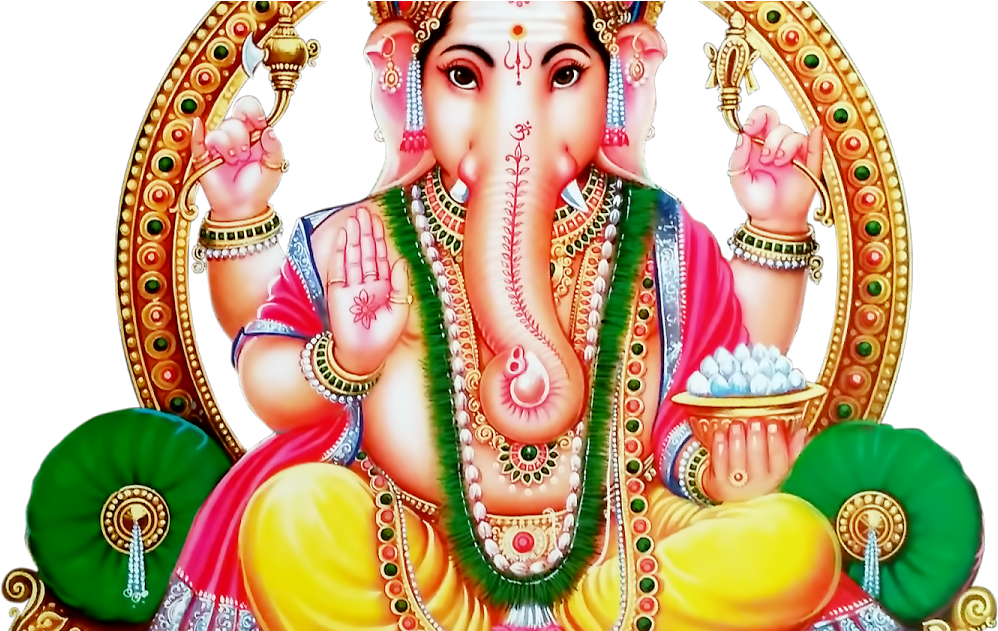 Transparent Hindu Ganesh Png , Png Download - Lord Ganesha Png Images Hd Clipart (998x631), Png Download