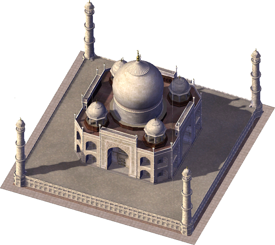 Taj Mahal - Bejeweled 3 Icon Clipart (876x782), Png Download