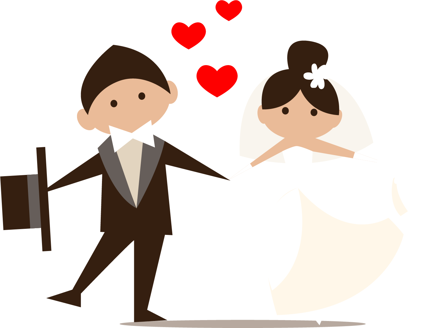Wedding Clipart Png Image - Wedding Clipart Transparent (1403x1078), Png Download