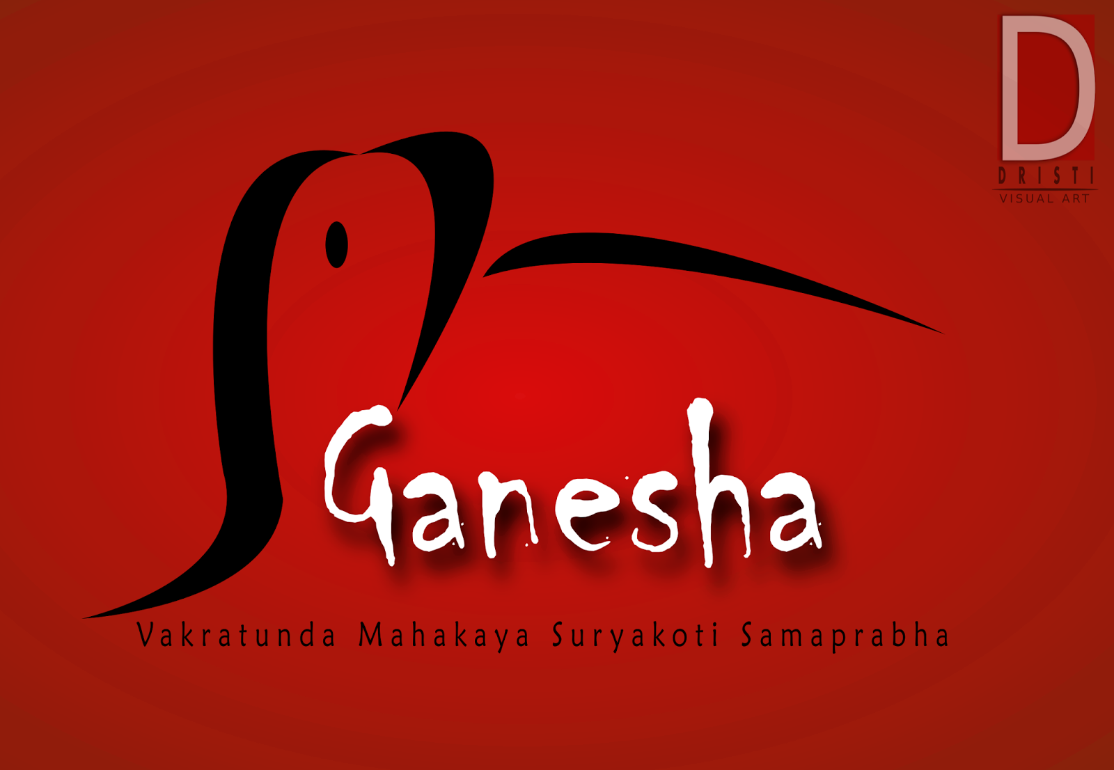 Lord Ganesha Poster Designed In Inkscape, High Resolution - Moyra Clipart (1600x1106), Png Download