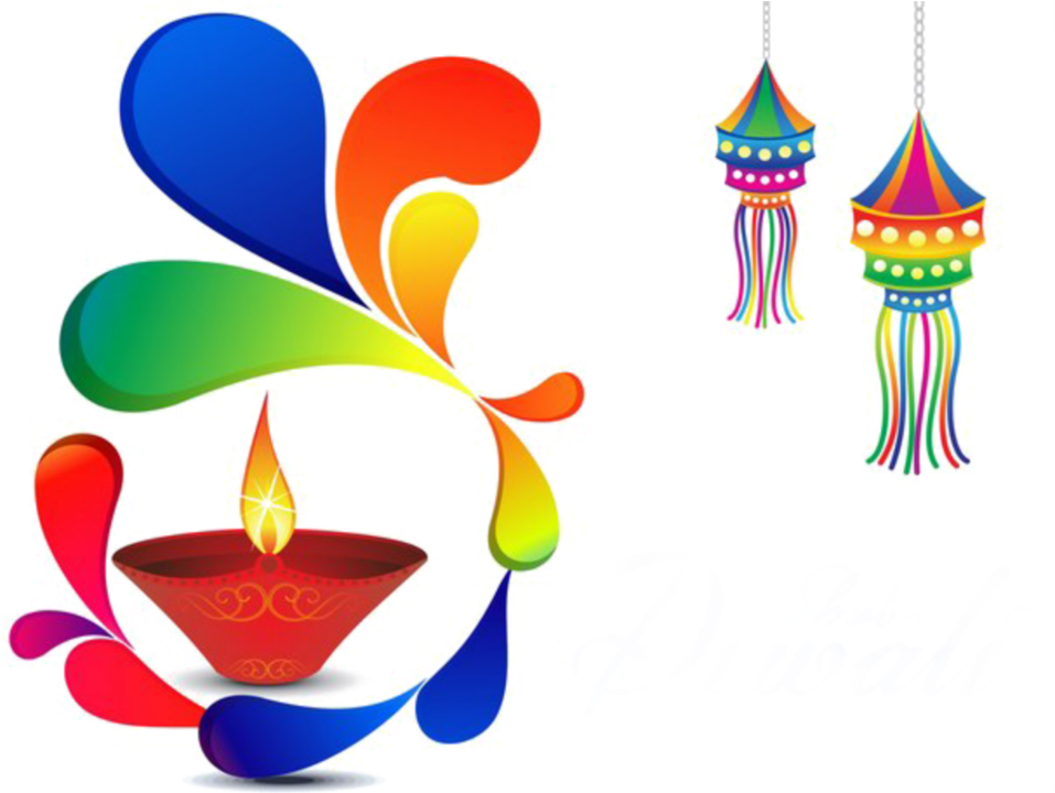 India Diwali Deepavali Deepawali தீபாவளி - Happy Diwali 2018 Png Clipart (1024x869), Png Download