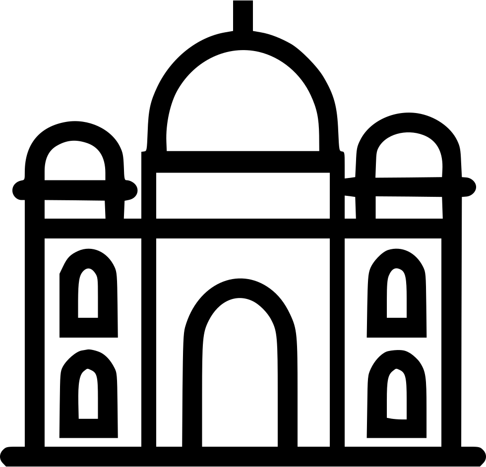 Png File - Taj Mahal Clipart (980x942), Png Download